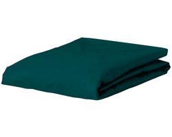 ESSENZA Satin Hoeslaken Petrol - 90x200