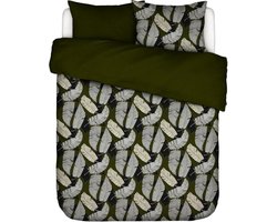 ESSENZA Serena Dekbedovertrek Groen - Lits-jumeaux – 240x220 cm + 2 kussenslopen 60x70 cm