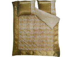 Essenza Shine Dekbedovertrek - Eenpersoons - 140x200/220 cm - Gold