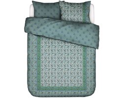 ESSENZA Valeria Dekbedovertrek Subtle green - Lits-Jumeaux - 240x200/220 cm