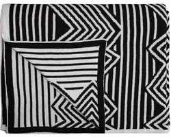 Essenza Yilka Plaid - 130x170 cm - Black/White