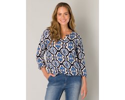 ES&SY Athena Tops - Blue/Multi-Colour - maat 40