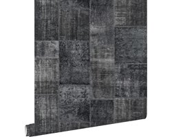 Esta Home Marrakech patchwork kelim zwart
