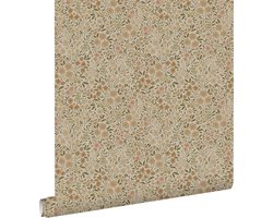 ESTAhome behang bloemetjes beige - 53 cm x 10.05 m - 139701