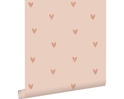 ESTAhome behang hartjes roze - 0.53 x 10.05 m - 139770