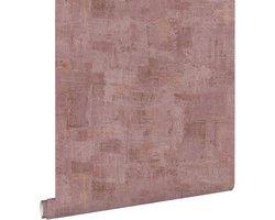 ESTAhome behang schilderachtige structuur mauve paars - 50 x 900 cm - 131842