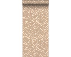 ESTAhome behang stippen licht terracotta - 53 cm x 10.05 m - 139555