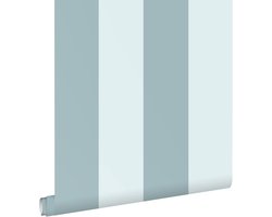 ESTAhome behang strepen lichtblauw en blauw - 50 x 900 cm - 131965