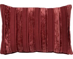 ESTELLA | Sierkussen 40x60 cm | Merlot | Rood | Hoii | met duurzame kussenvulling