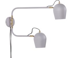 ESTRELLA - Wandlamp - Lichtgrijs - Metaal