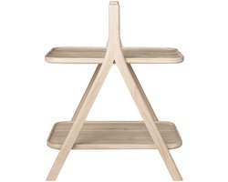 Eta Bijzettafel Oak | Bruin / Beige | Hout