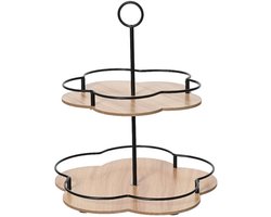 Etagere bamboe Ø28.5x33cm