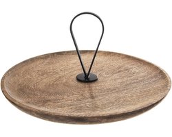 Etagère Houten MANGO 30,5 cm - Serveertoren - Taartplateau - Cupcakestandaard - Taartstandaard