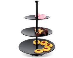 Etagere met 3 verdiepingen - Mat Zwart - Metaal