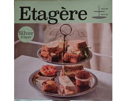 Etagère, silver 2 laags