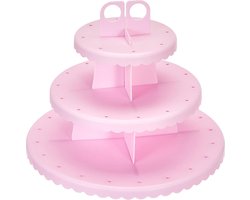 Etagère voor cupcakes en cakepops - Kunststof - 48 staven - Ideaal voor feestjes