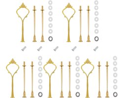 Etagère voor Taarten - Hoogwaardige Zinklegering - Verstelbare Hoogte