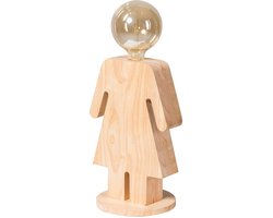ETH Adam-Eve Tafellamp M - E27 - Hout Eve