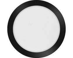 ETH Anne LED plafonnière 4 settings zwart 26x2.7cm 15W IP44 Rond