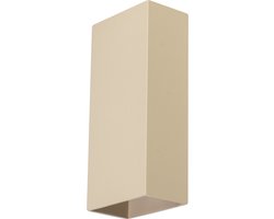ETH David wandlamp 2 x GU10 creme/zand