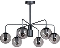 ETH Davina Hanglamp 6x E27 40W Zwart