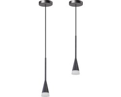 ETH Defender Hanglamp mat zwart excl. 1xGU10