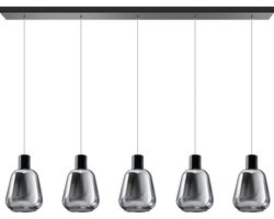 ETH Gary Hanglamp Balk 5x LED 5W Smoke