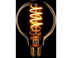ETH Globe 80mm Filament spiraal LED 7w E27 240v 2200k 3 stappen dimbaar Goud