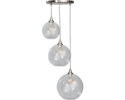 ETH HL Globo - Hanglamp - 3 lichts - Ø 20, 25 en 30 cm - transparant