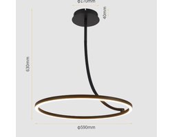 ETH Iris plafond / hang lamp led ring