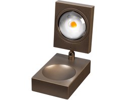 ETH Jake Cube tafellamp Led met lens 3 step dimming 2700k 10w Anodic Brown 721L