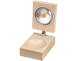 ETH Jake Cube tafellamp Led met lens 3 step dimming 2700k 10w zand 721L