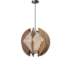 ETH Jessica Hanglamp 1x E27 Max 60W dia. 40cm 2.5m kabel Walnut