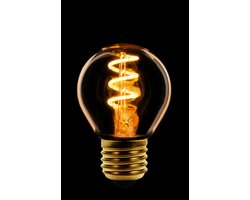 ETH Kogel spiraal filament LED 2w/10w 160lm E27 230v 1800k dimbaar goud