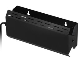 ETH Lano Wandlamp 1x E14 mat zwart ex.lichtbron