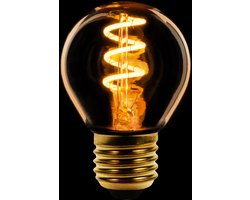 ETH Led spiraal filament kogel E27 4w dimbaar goud 2200K