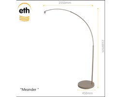 ETH Meander Booglamp Zand