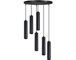 ETH Miller Hanglamp rond 6 x E27 Zwart