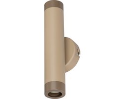 ETH Miller Wandlamp 2x E27 15W mat zand