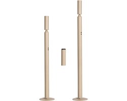 ETH Pencil Vloerlamp mat zand excl. 2xGU10 H180cm on/off on tube