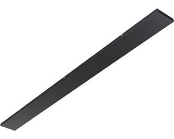 ETH plafondbalk voor meerdere lampen - 180cm - zwart staal