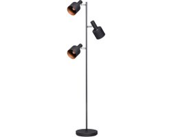 ETH  Sledge vloerlamp staande lamp - 3xE27- mat zwart - goud