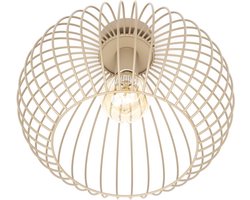 ETH Wire plafonniere W40cm/H28,5cm 1 x E27 mat zand