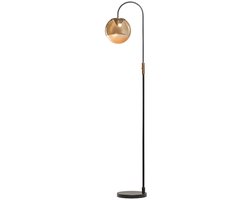 ETH Yvonne Vloerlamp 1 Lichts dimbaar 6w Zwart
