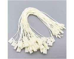 Etiketten, nylon koord met kliksluiting, veiligheidsdraden voor het bevestigen van lus pins, veiligheidsetiketten, bevestiging, kleding, touw, tags voor prijskaart, sieraden, 17 cm