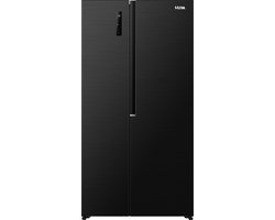 ETNA AKV6178ZWA - Amerikaanse koelkast - No-Frost - 178 cm hoog - 544 liter - Energielabel C - Invriesvermogen 12 kg/24u - Geluidsniveau 37 dB - LED Display - SuperCool - FastFreeze - Deuralarm - Interter Compressor - Multi Airflow - Energy Saving