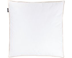ETNA - Hoofdkussen 3 vakken - Wit - 80 x 80 cm - Hoog - Eendenveren