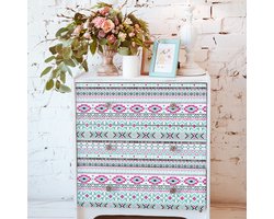 Etnische sticker voor meubels, Keyah, 40 x 60 cm