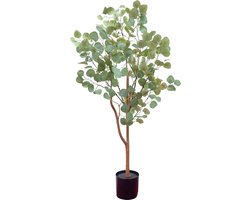 Eucalyptus Kunstboom - 130cm hoog | Eucalyptus Kunstboom Groen | Eucalyptus Kunstboom voor Binnen