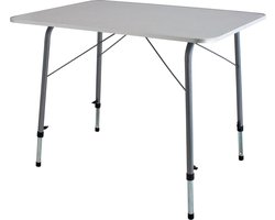 Eurotrail Cadiz L - Campingtafel - 121 x 61 cm - Grijs